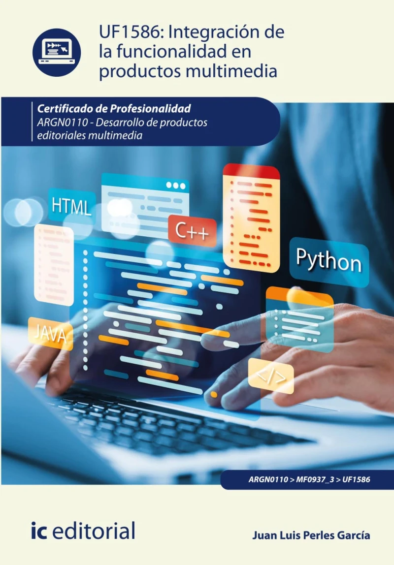 Portada: Integración de la funcionalidad en productos multimedia. ARGN0110