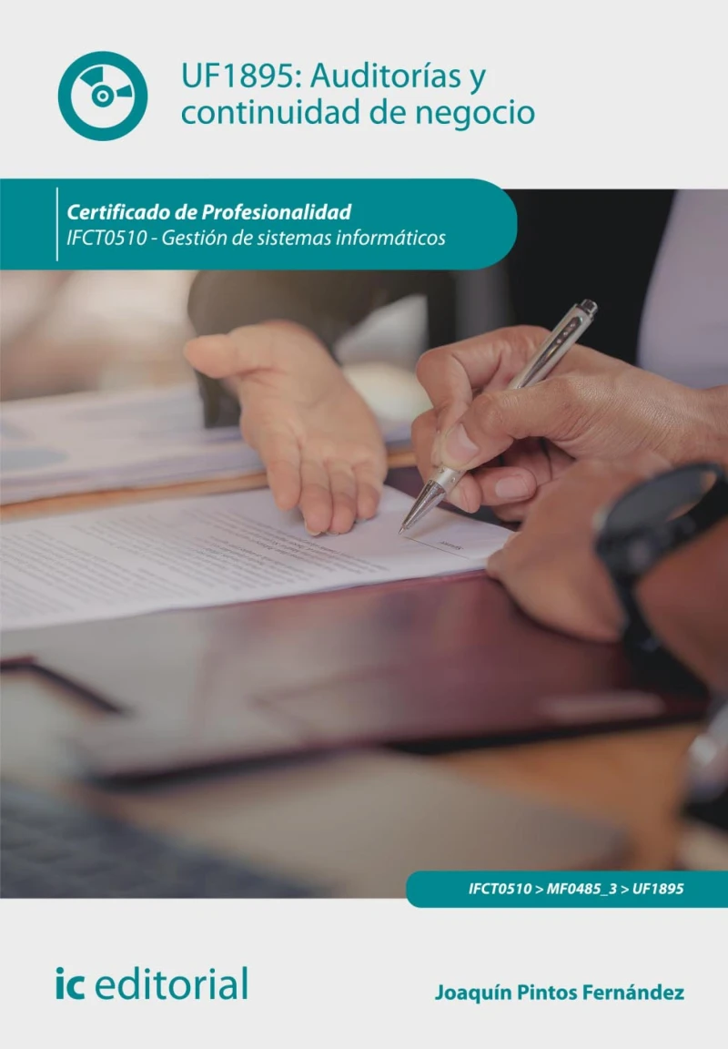 Portada: Auditorías y continuidad de negocio. IFCT0510