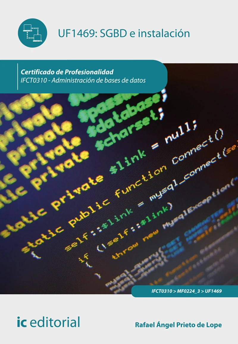Portada: SGBD e instalación. IFCT0310