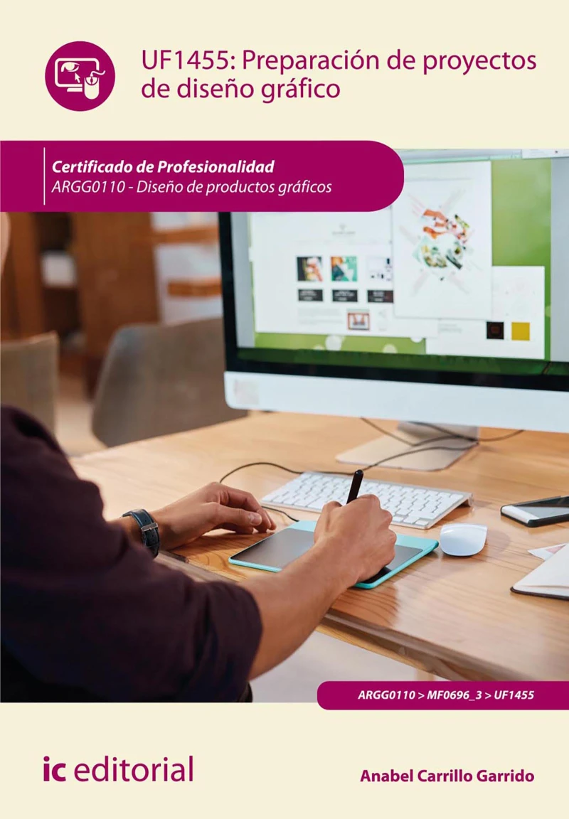 Portada: Preparación de proyectos de diseño gráfico. ARGG0110