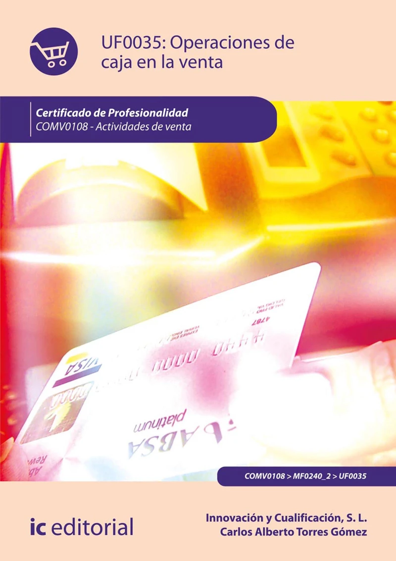 Portada: Operaciones de caja en la venta. COMV0108