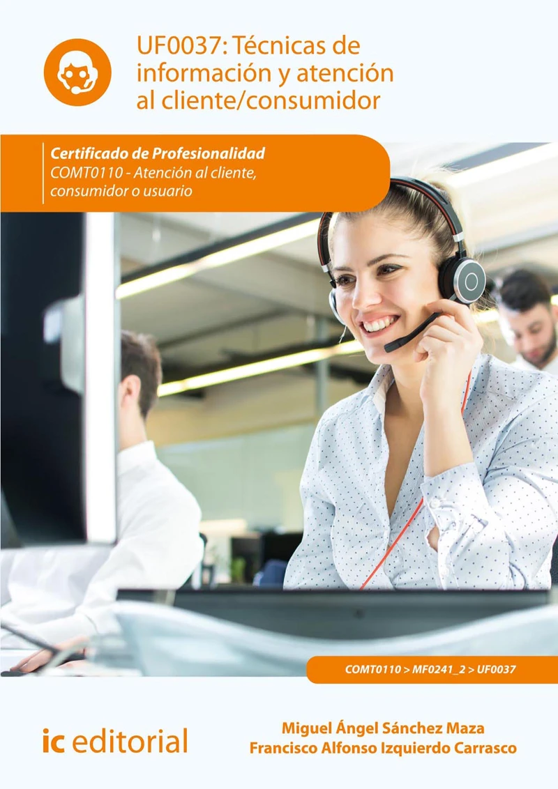 Portada: Técnicas de información y atención al cliente/consumidor. COMT0110
