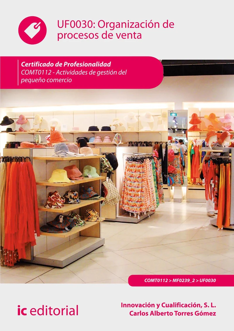 Portada: Organización de Procesos de Venta. COMT0112