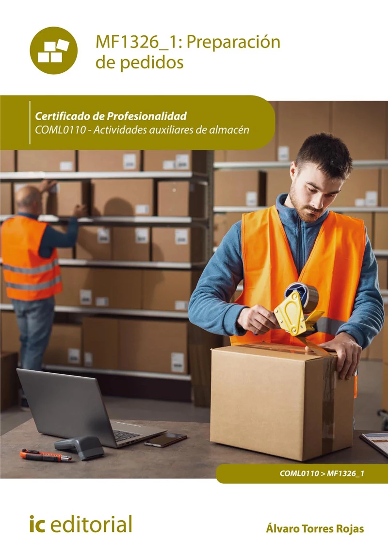 Portada: Preparación de pedidos. COML0110