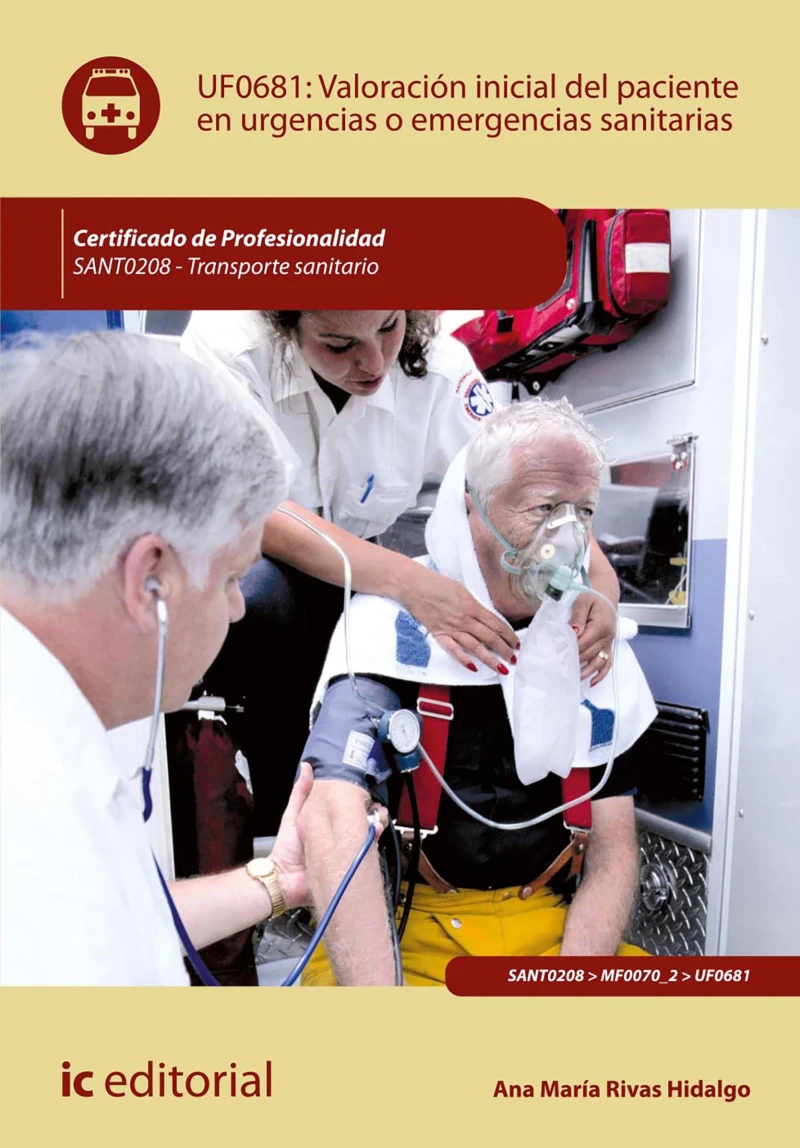 Portada: Valoración inicial del paciente en urgencias o emergencias sanitarias. SANT0208