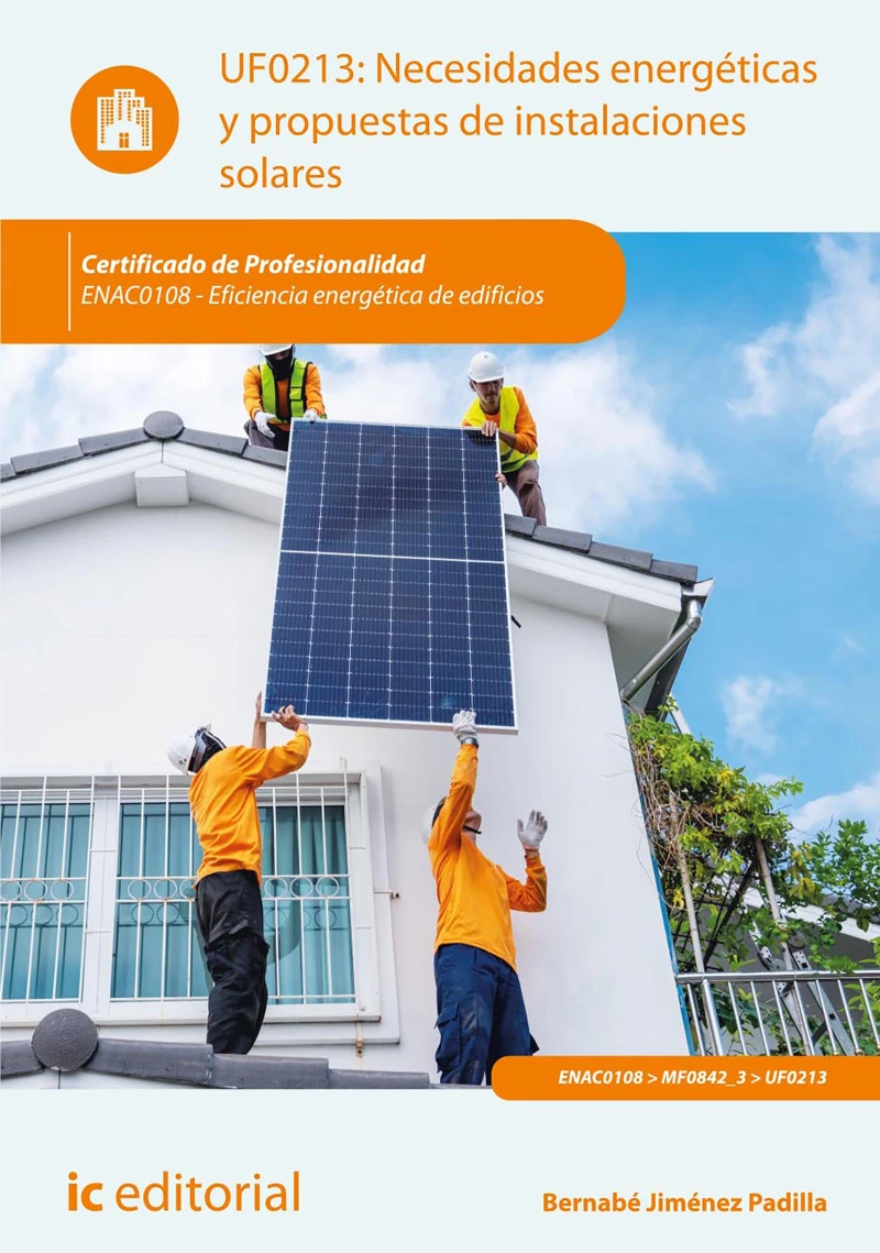 Portada: Necesidades energéticas y propuestas de instalaciones solares. ENAC0108