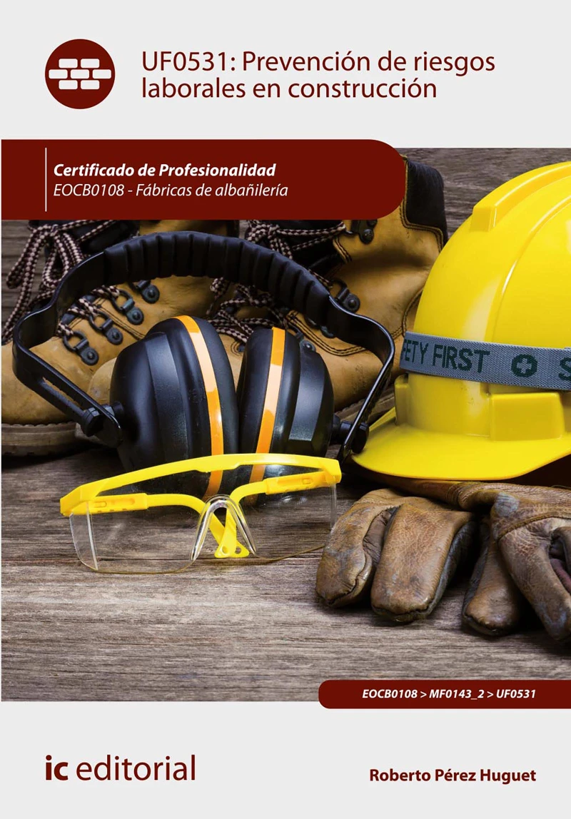 Portada: Prevención de Riesgos Laborales en Construcción. EOCB0108