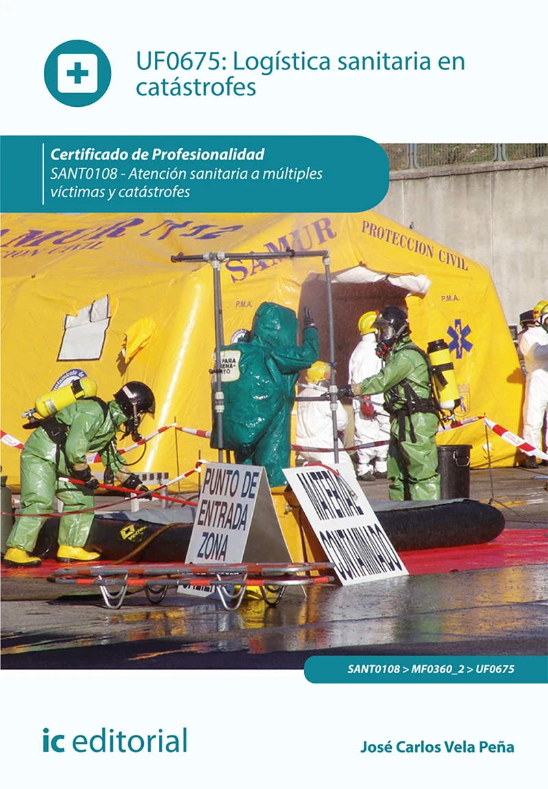 Portada: Logística sanitaria en catástrofes. SANT0108