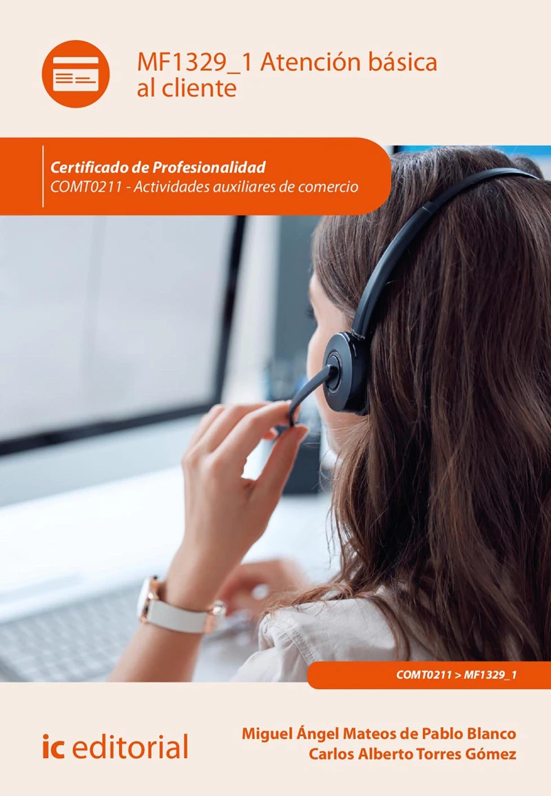 Portada: Atención básica al cliente. COMT0211
