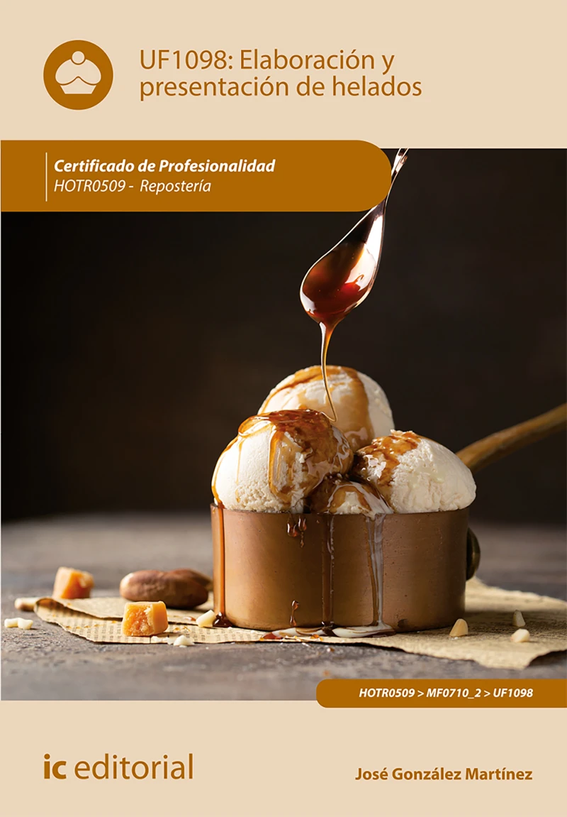 Portada: Elaboración y presentación de helados. HOTR0509