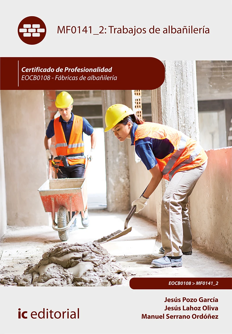 Portada: Trabajos de albañilería. EOCB0108