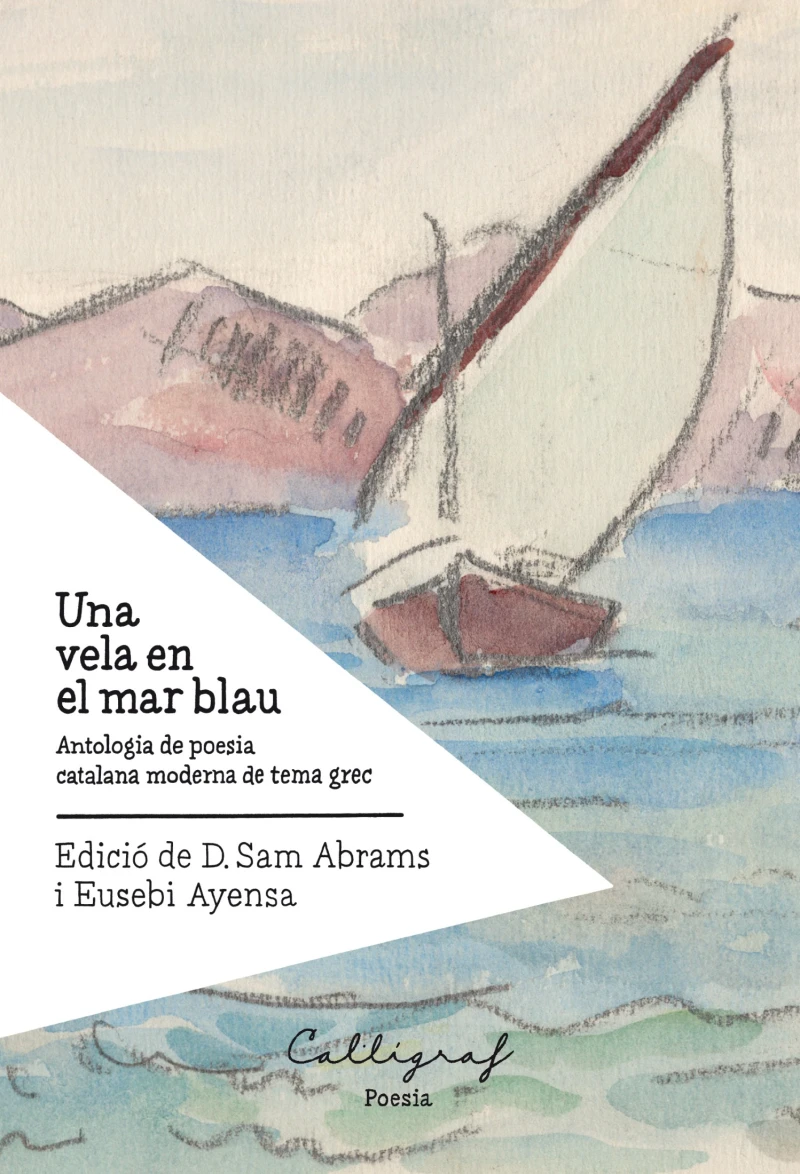 Portada: Una vela en el mar blau