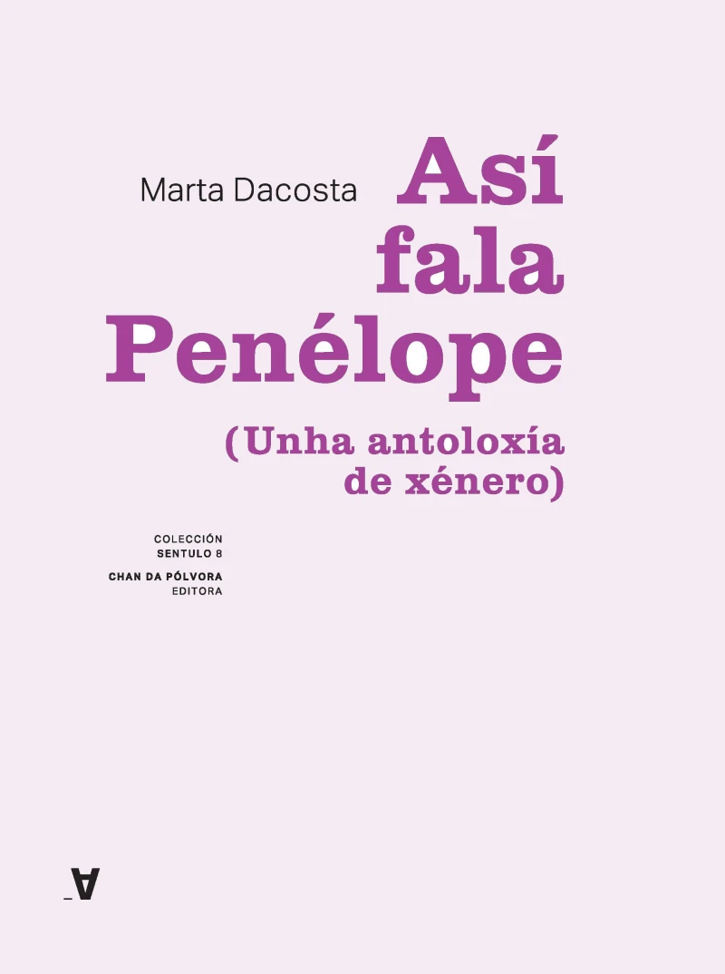 Portada: Así fala Penélope [Unha antoloxía de xénero]