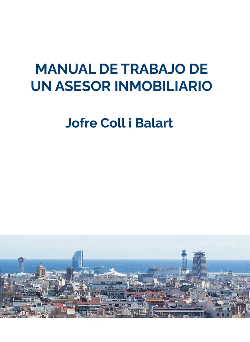 Portada: Manual de trabajo de un asesor inmobiliario
