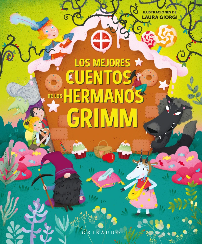 Portada: Los mejores cuentos de los hermanos Grimm