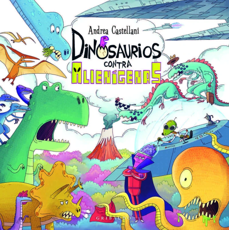 Portada: Dinosaurios contra alienígenas
