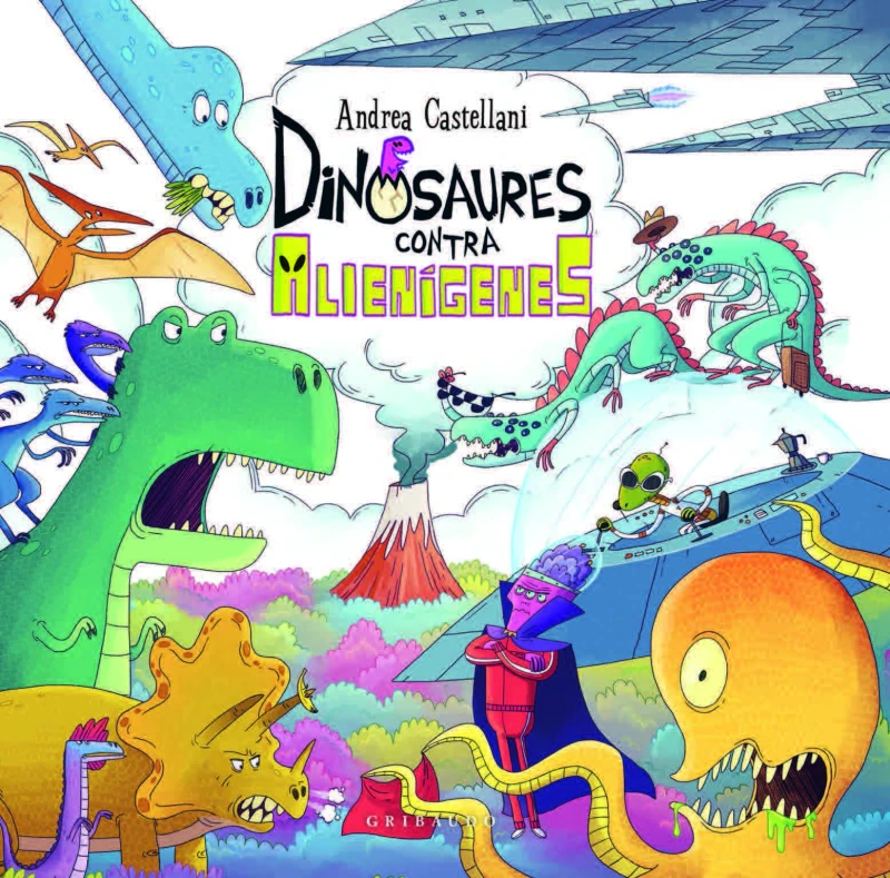 Portada: Dinosaures contra alienígenes