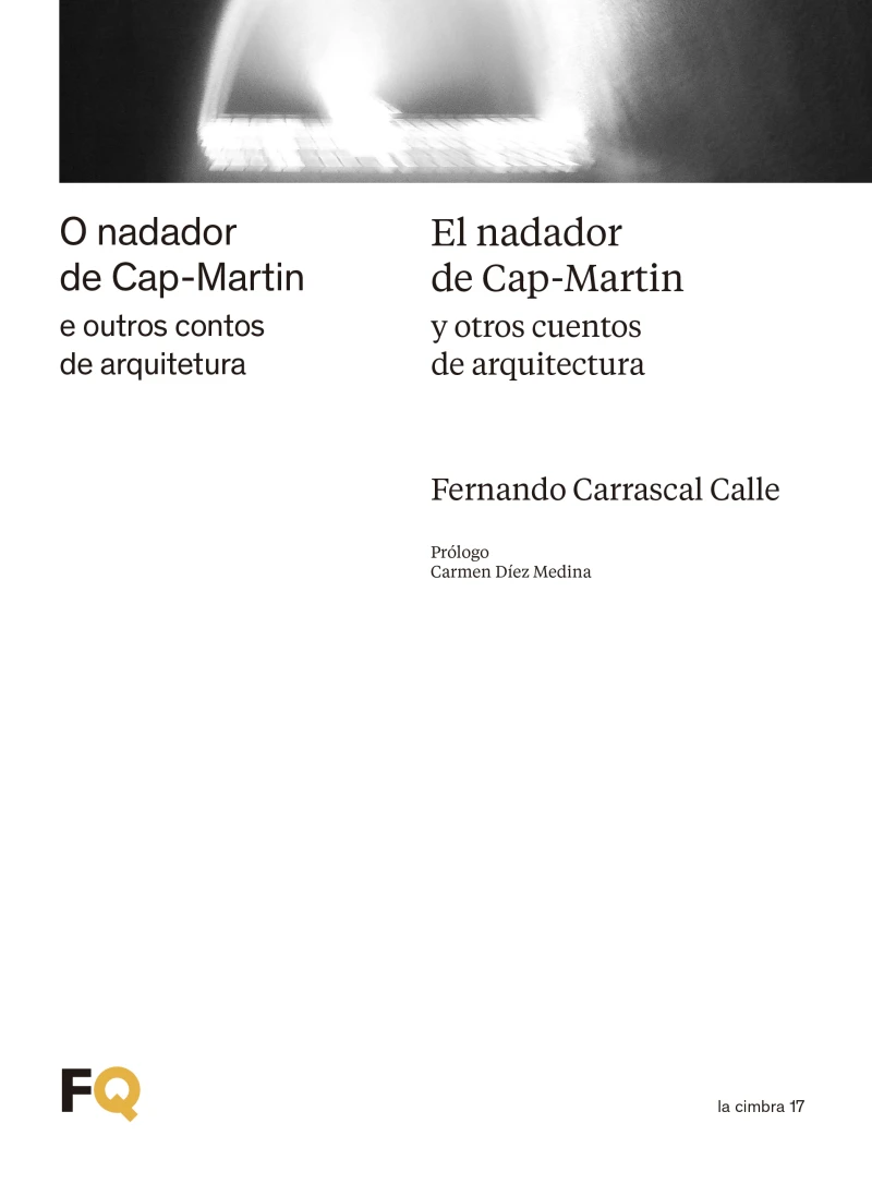 Portada: El nadador de Cap-Martin / O nadador de Cap-Martin