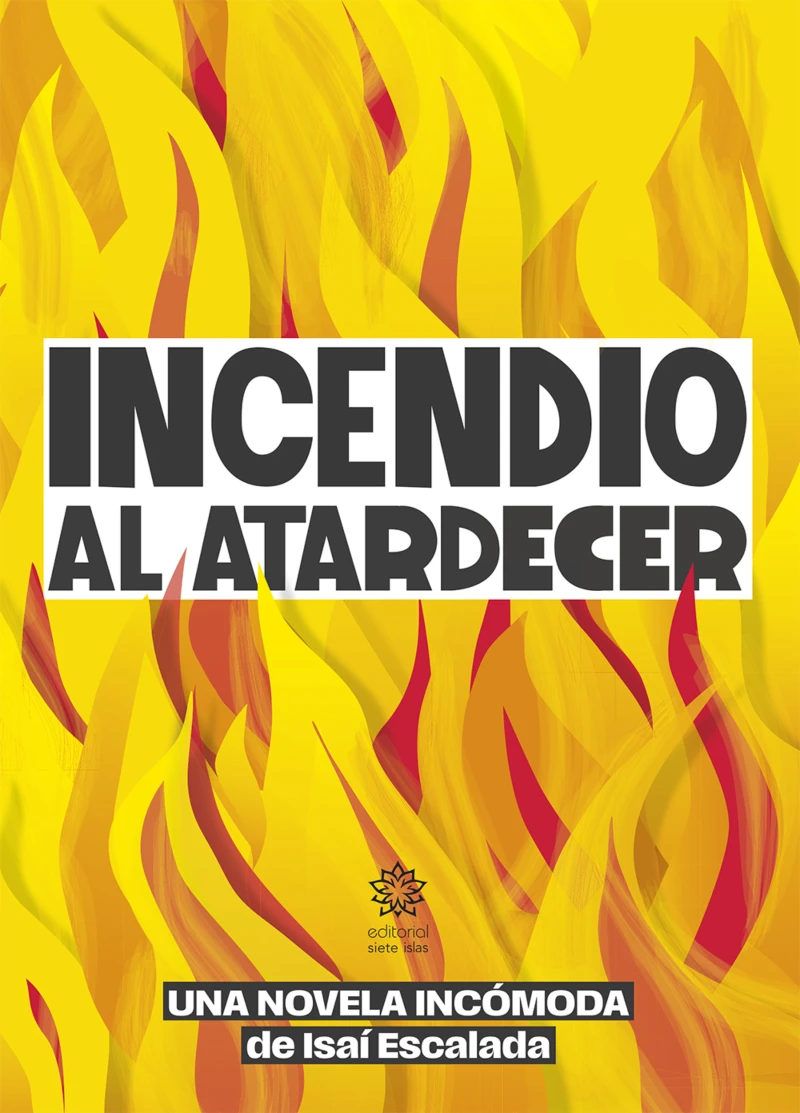 Portada: Incendio al atardecer