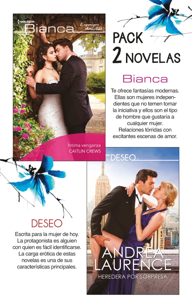 Portada: E-Pack Bianca y Deseo noviembre 2018