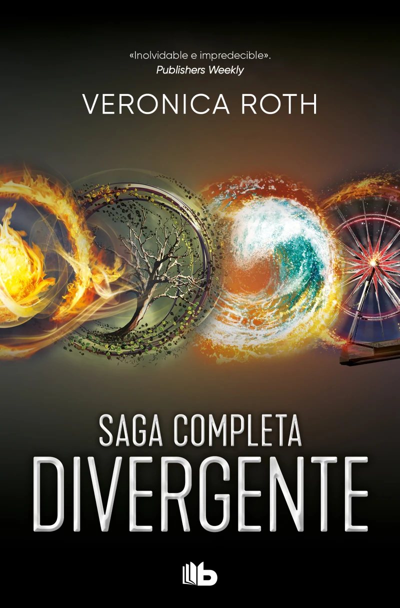 Portada: Divergente - Divergente (estuche con: Divergente | Insurgente | Leal | Cuatro)