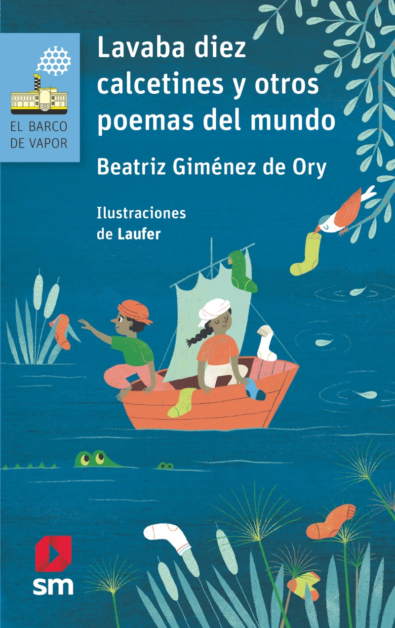 Portada: Lavaba diez calcetines y otros poemas del mundo