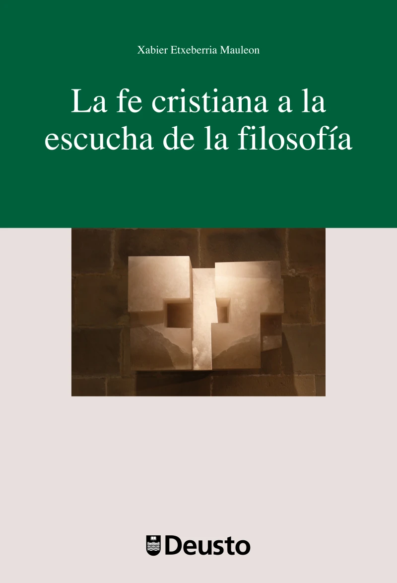 Portada: La fe cristiana a la escucha de la filosofía