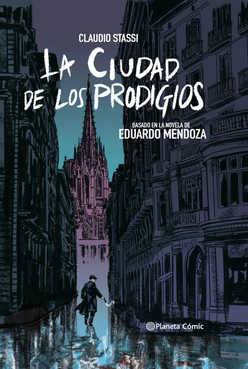 Portada: La ciudad de los prodigios (novela gráfica)