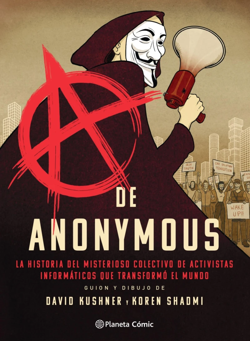 Portada: A de Anonymous (novela gráfica)