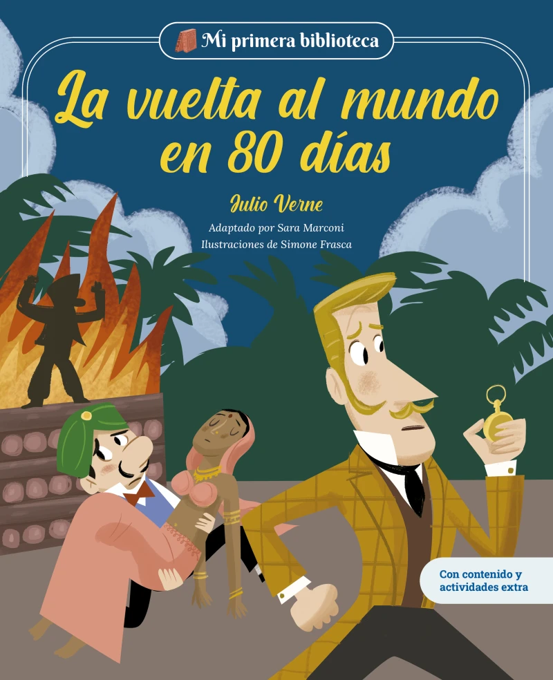 Portada: La vuelta al mundo en 80 días