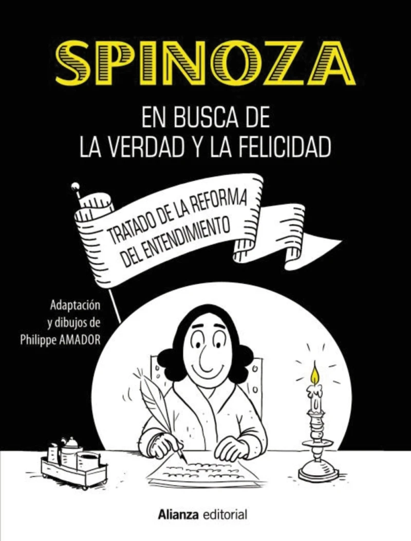 Portada: Spinoza: En busca de la verdad y la felicidad [Cómic]