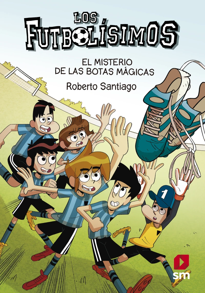 Portada: Los Futbolísimos 17. El misterio de las botas mágicas 