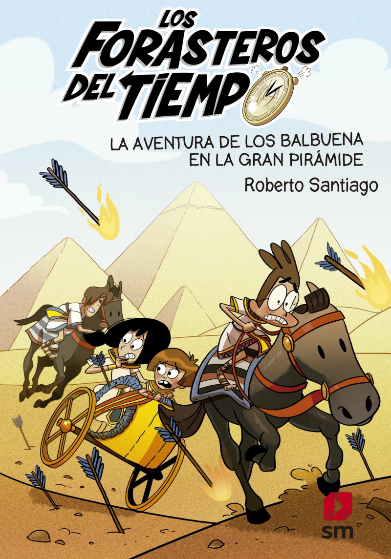 Portada: Los Forasteros del Tiempo 7: La aventura de los Balbuena en la gran pirámide