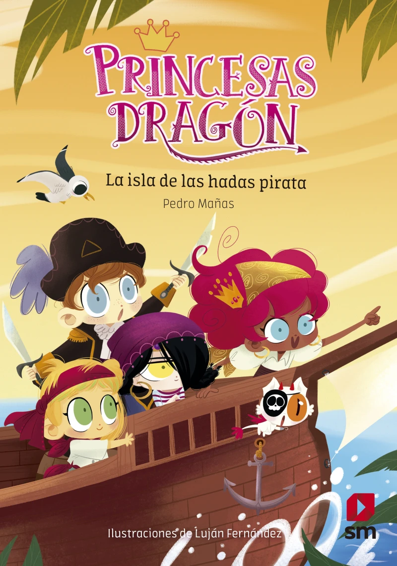 Portada: Princesas Dragón 4: La isla de las hadas pirata