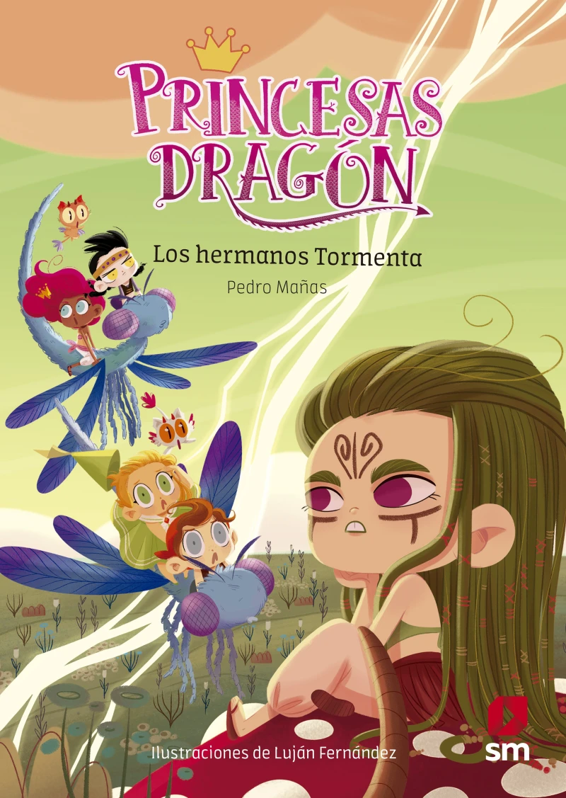 Portada: Princesas Dragón 5: Los hermanos Tormenta