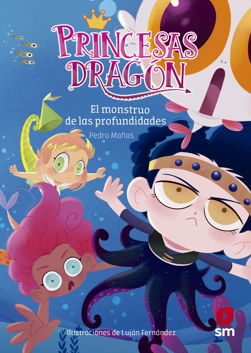 Portada: Princesas Dragón 6: El monstruo de las profundidades