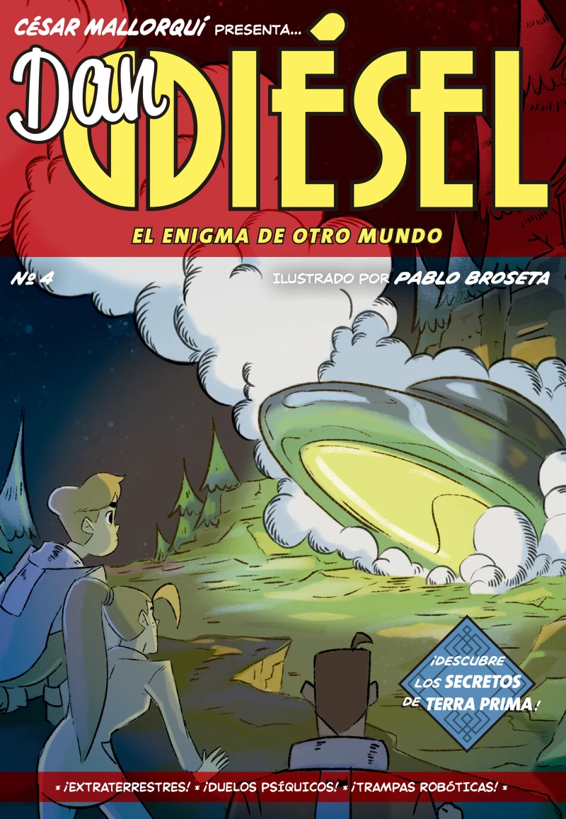 Portada: Dan Diésel 4: El enigma de otro mundo