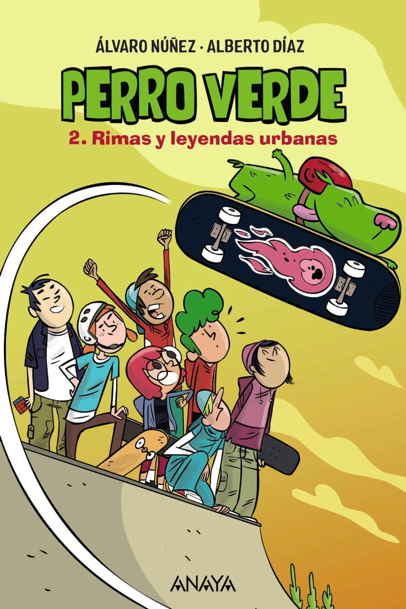 Portada: Perro verde 2: Rimas y leyendas urbanas