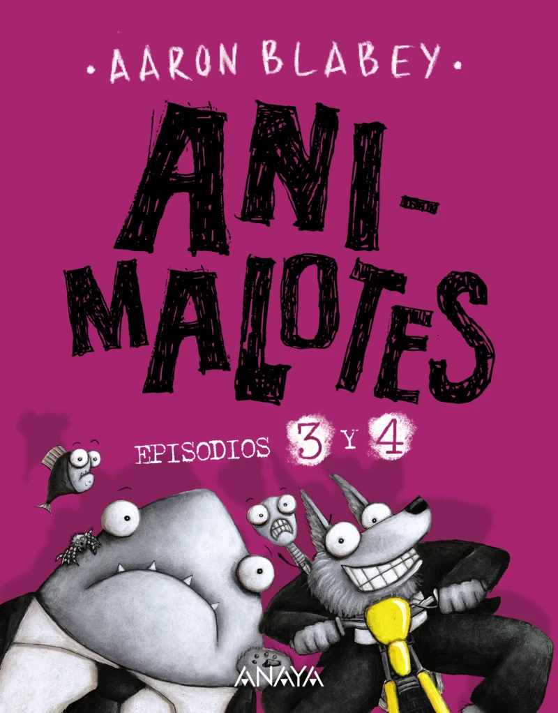 Portada: Animalotes 3 y 4: La pelusilla contraataca / El ataque de los gatetes