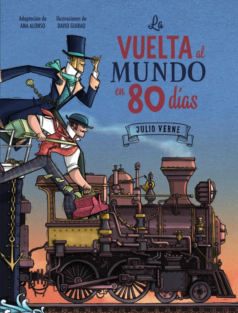 Portada: La vuelta al mundo en 80 días