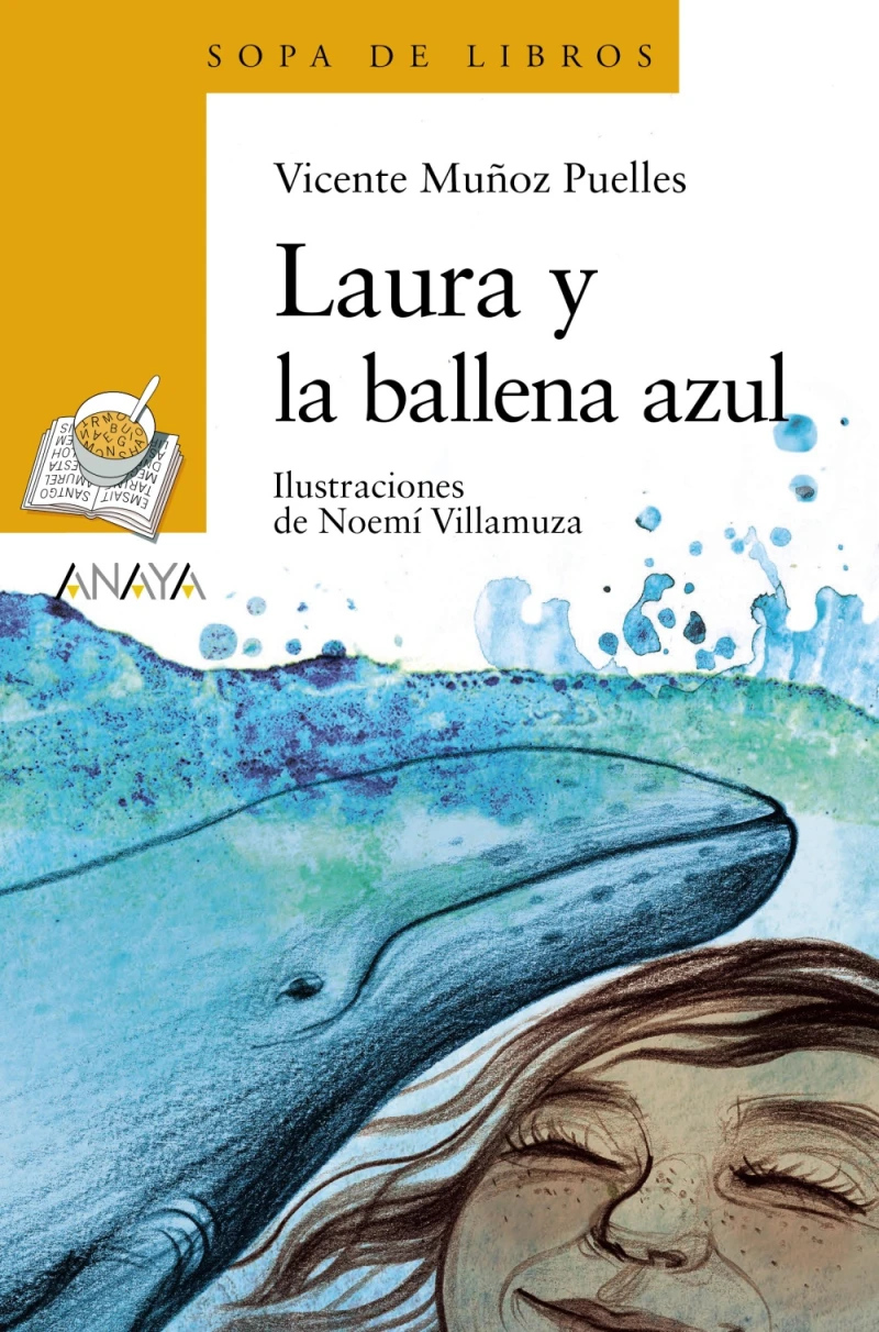 Portada: Laura y la ballena azul