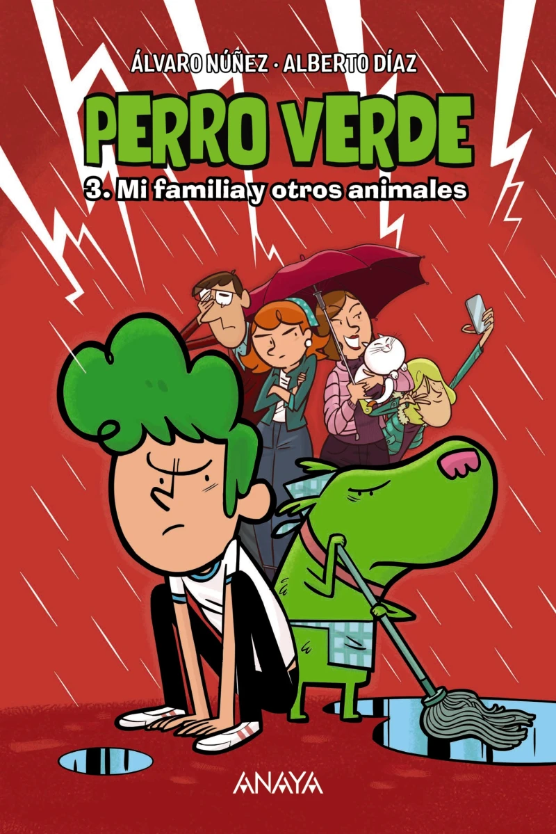 Portada: Perro verde 3: Mi familia y otros animales