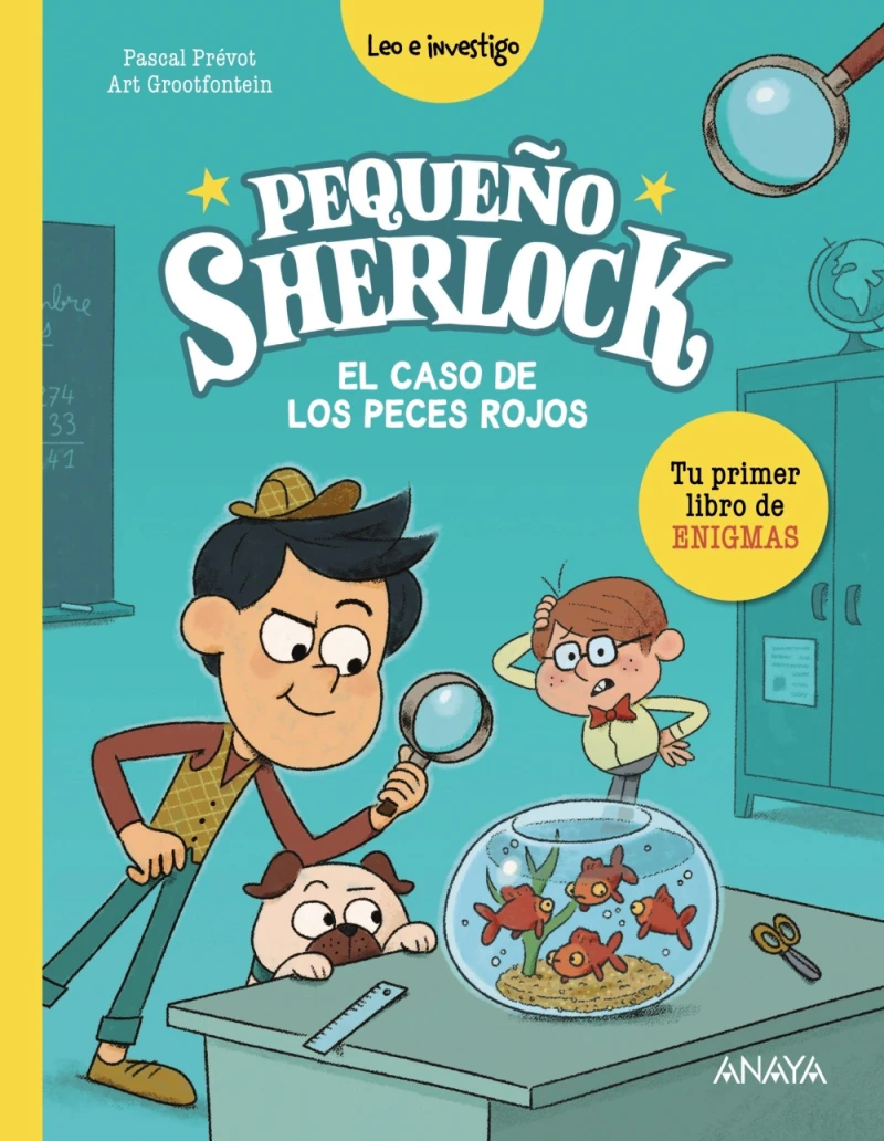 Portada: Pequeño Sherlock: El caso de los peces rojos