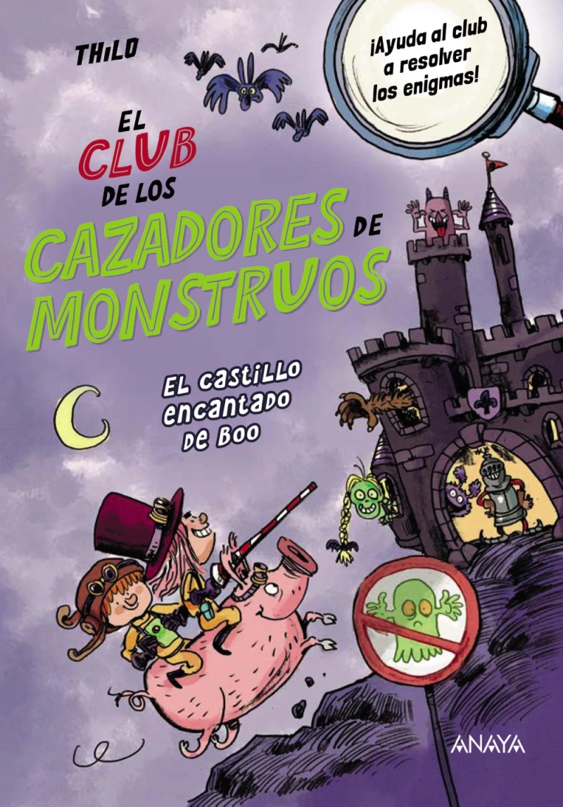Portada: El Club de los Cazadores de Monstruos: El castillo encantado de Boo