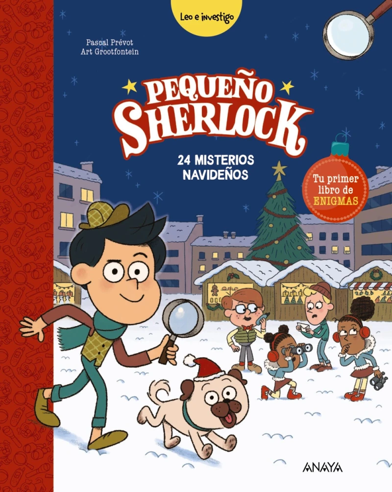 Portada: Pequeño Sherlock: 24 misterios navideños
