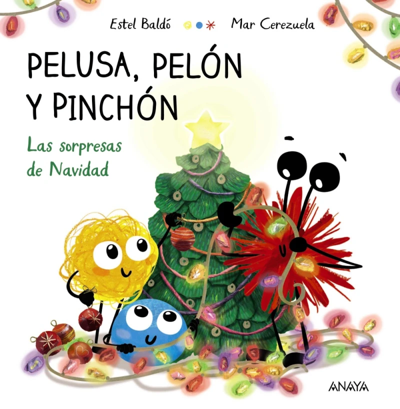 Portada: Pelusa, Pelón y Pinchón. Las sorpresas de Navidad