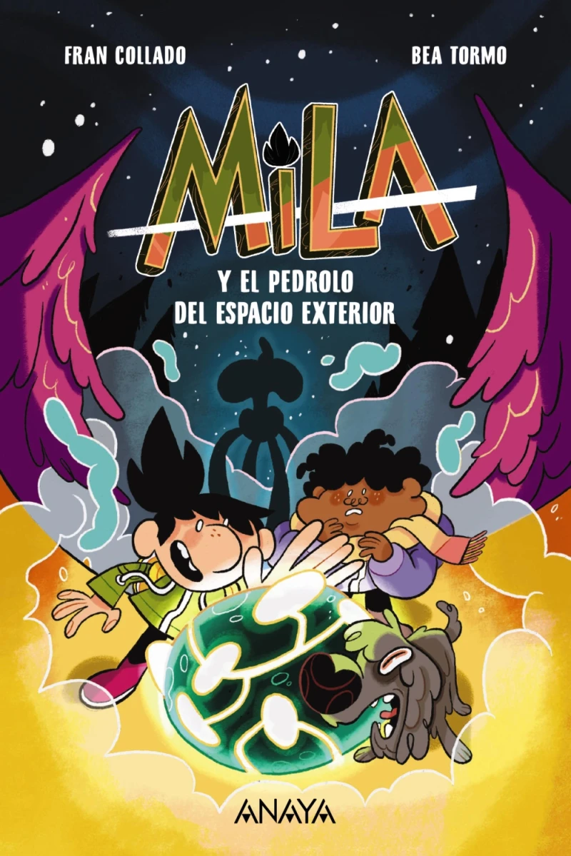 Portada: Mila y el pedrolo del espacio exterior