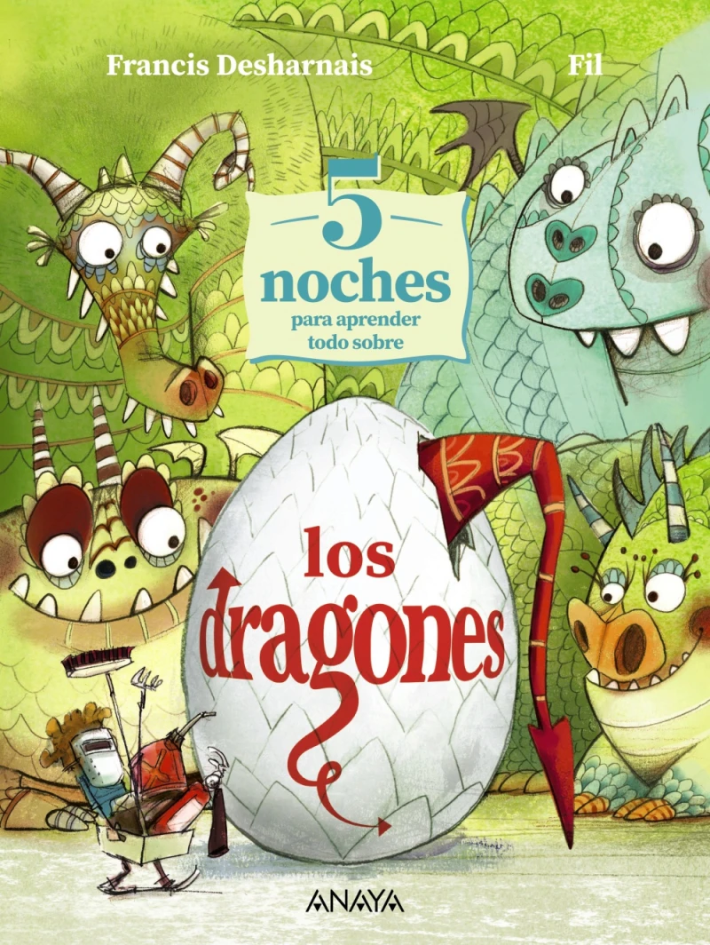 Portada: 5 noches para aprender todo sobre los dragones