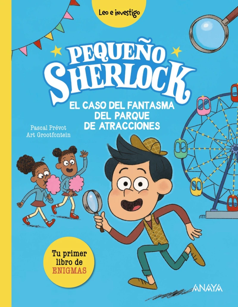 Portada: Pequeño Sherlock: El caso del fantasma del parque de atracciones
