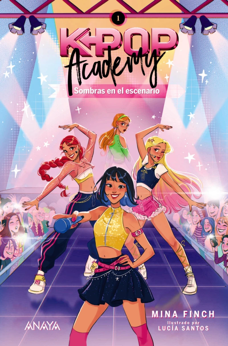 Portada: K-pop Academy. Sombras en el escenario